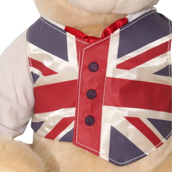 HARRODS 2012 The Annual Bear Jointed Stuffed 18" Plush John Henry Dickin Doll - Picture 8 of 9